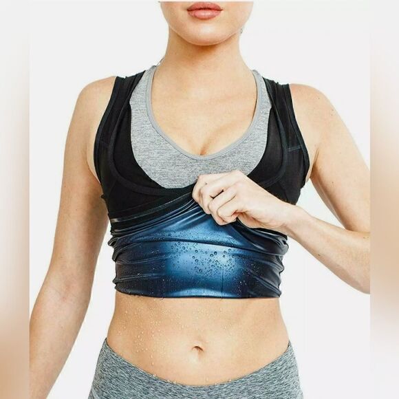 Men & Woman Body Sweat Shaper Sauva Vest - Picture 2 of 10